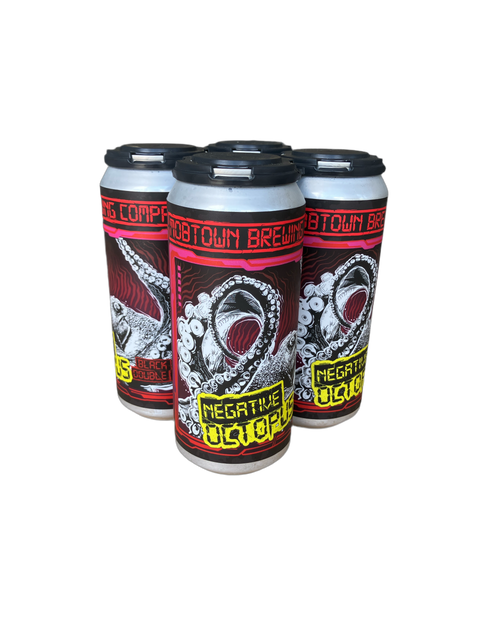 Negative Octopus Black Double IPA - 4 Pack