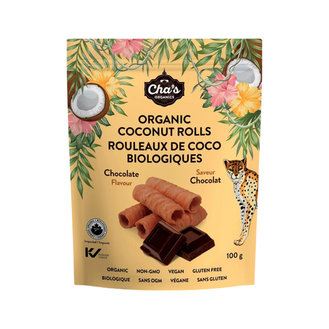 Organic Coconut Rolls - Chocolate