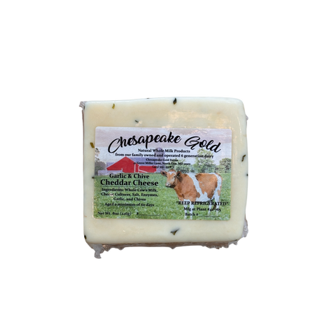Garlic & Chive Cheddar Cheese