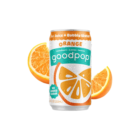 GoodPop Orange Juice and Sparkling Water