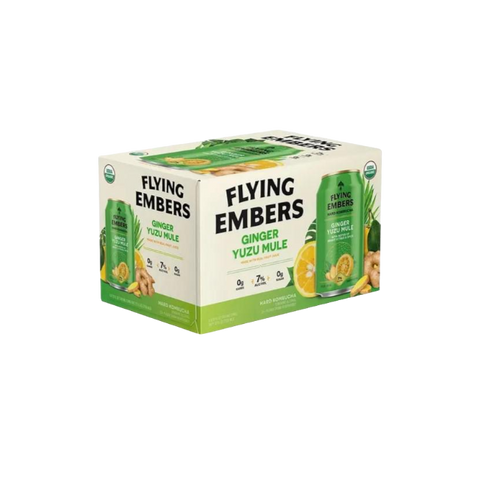 Ginger Yuzu Hard Kombucha - 6 pack