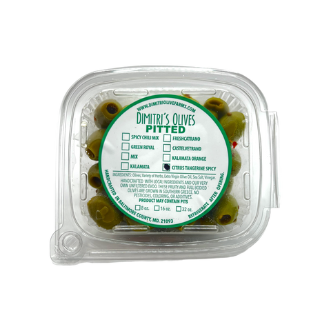Olives - Citrus Tangerine Spicy