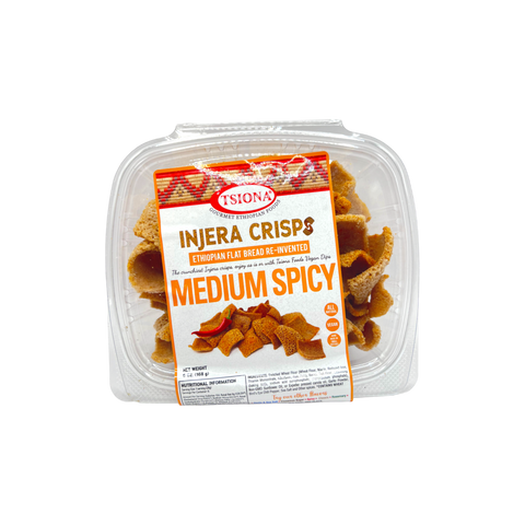 Injera Crisps - Medium Spicy / 6 oz