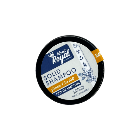 Solid Shampoo - Jasmine & Sea Salt