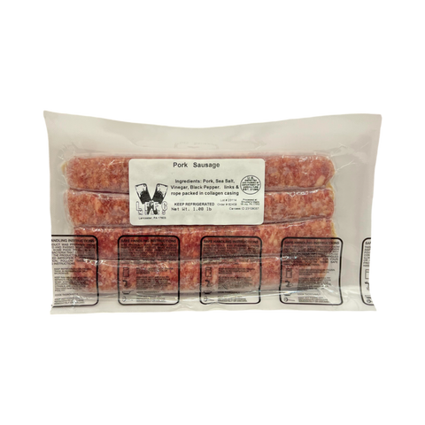 Salt & Pepper Pork Sausage - Per Pound