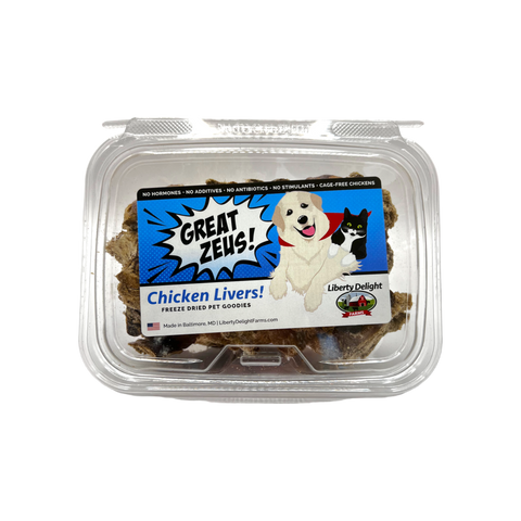 Great Zeus Pet Treats - Chicken Livers