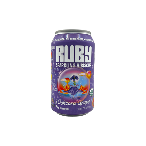 Grape Hibiscus Sparkling Water