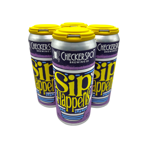 Checkerspot Sip Happens - 4 x 16 oz