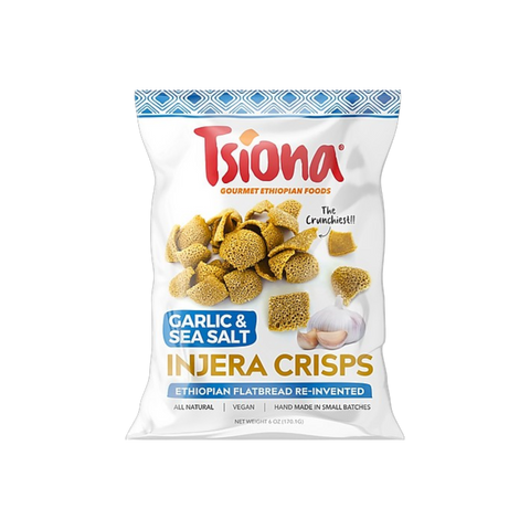 Injera Crisps - Sea Salt and Garlic