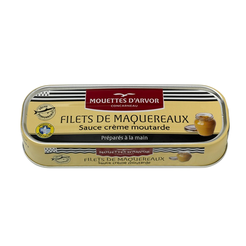 Mackerel Fillets in Creamy Mustard Sauce