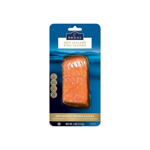Hot Smoked - Double Manuka King Salmon Portions