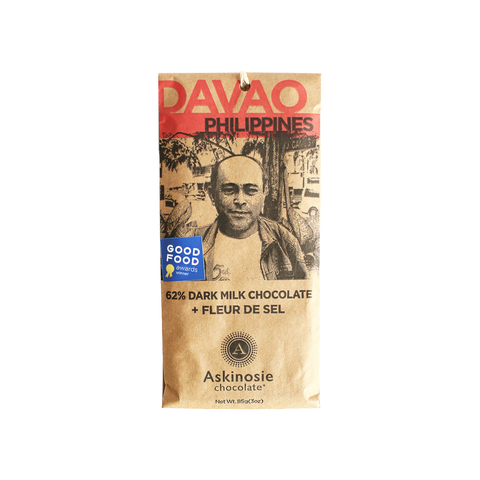 Dark Milk Chocolate + Fleur De Sel Chocolate Bar