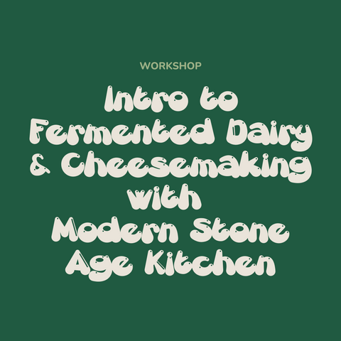 Workshop: Introduction to Fermented Dairy & Cheesemaking with Modern Stone Age Kitchen