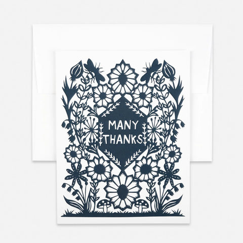 Botanical Thank You Card