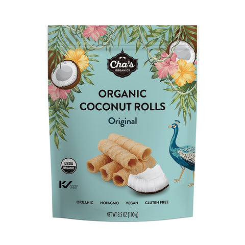 Organic Coconut Rolls - Chocolate