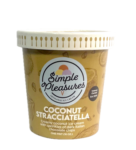 Coconut Stracciatella Ice Cream