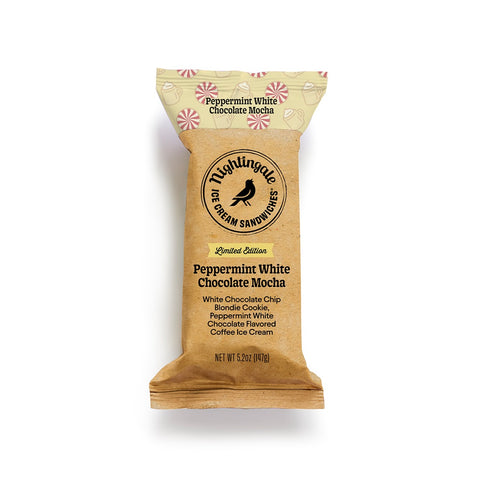 Peppermint Mocha Ice Cream Sandwich