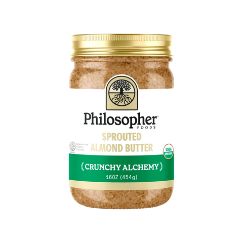 Sprouted Almond Butter - Crunchy Alchemy