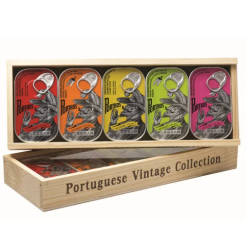 Porthos Variety Wooden Box Sardines