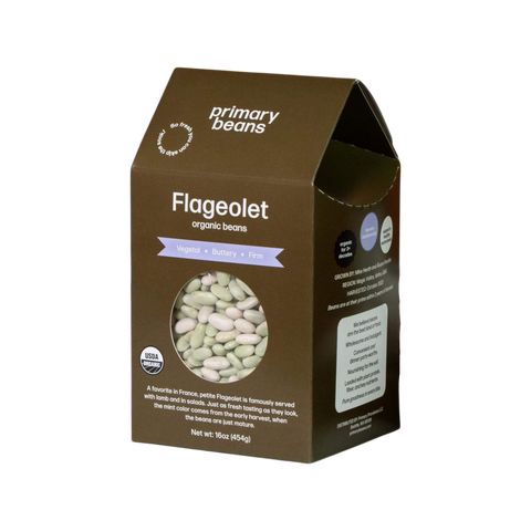 Organic Flageolet Beans - 16 oz