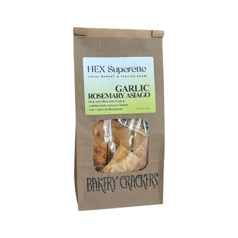 Garlic Rosemary Asiago Bakery Crackers