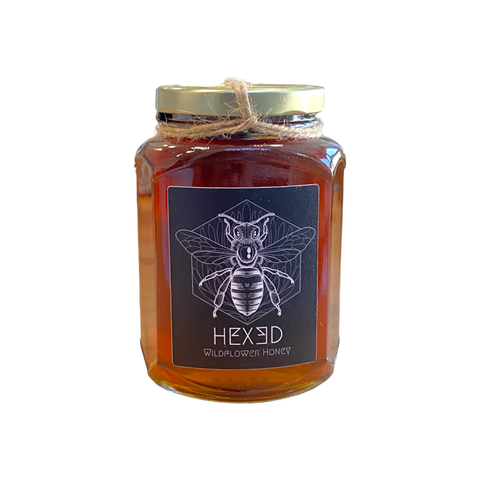 18oz Amber Wildflower Honey