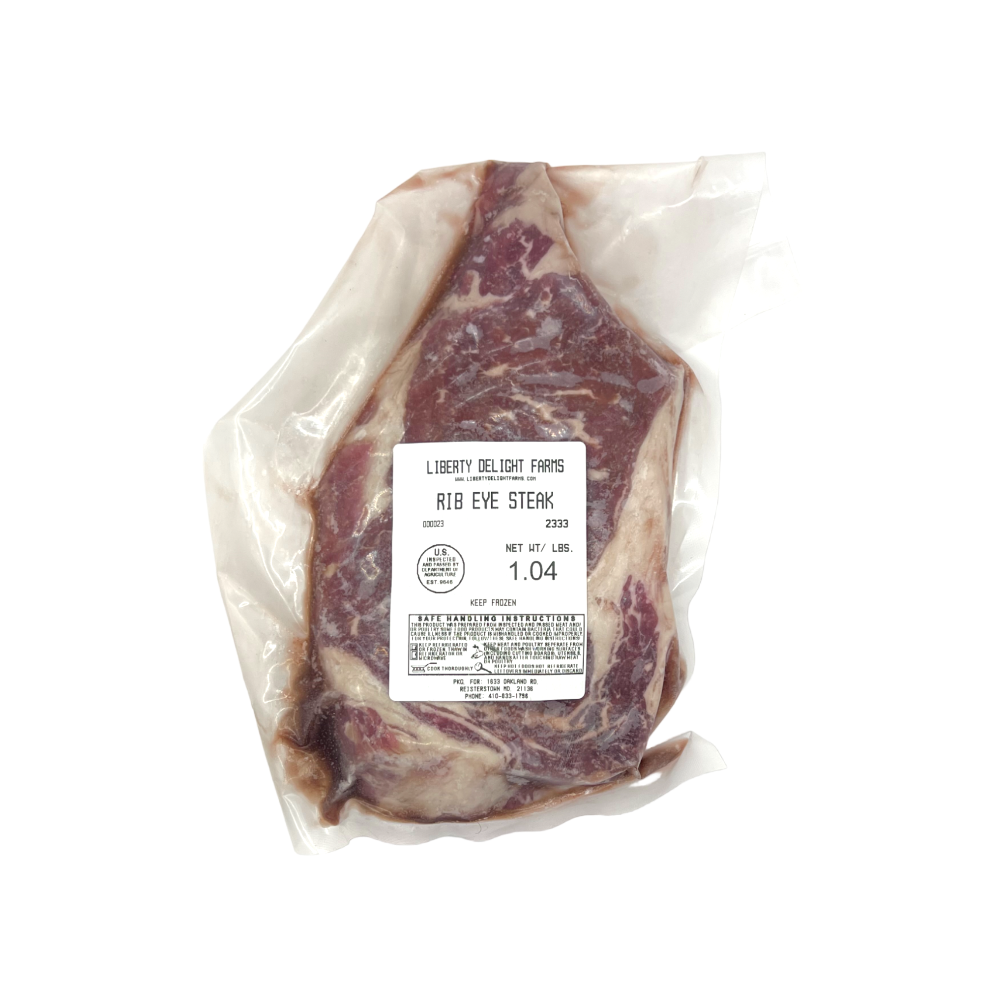 Boneless Ribeye Steak - Per Pound – HEX Superette