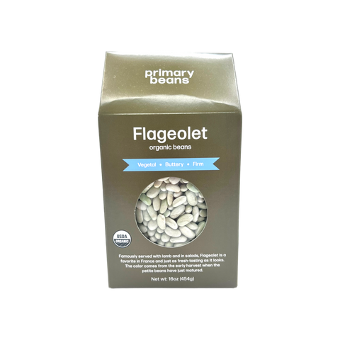Organic Flageolet Beans - 16 oz