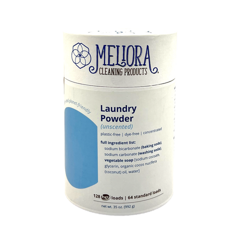Meliora Laundry Powder (Unscented) - 128 HE / 64 Standard Loads