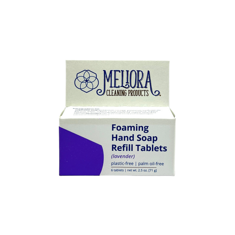 Meliora Foaming Hand Soap Refill Tablets - Lavender (6 Tablets)