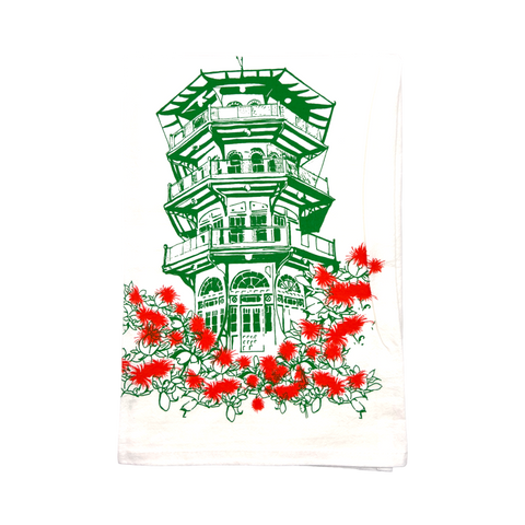 Pagoda Tea Towel