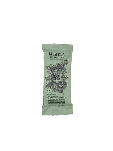 Mezcla Puff-Crispy Bar - Japanese Matcha Vanilla