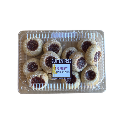 Gluten Free Raspberry Thumbprint Cookies