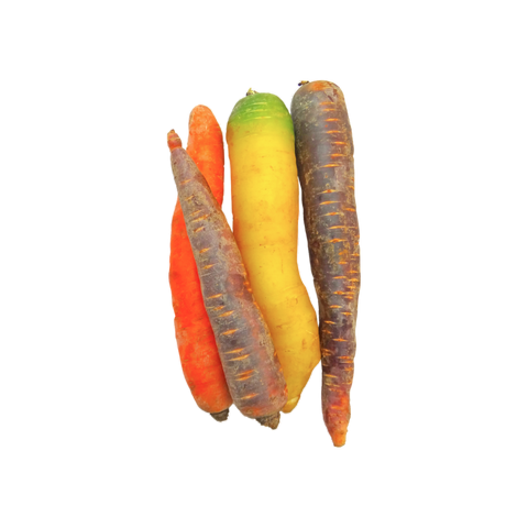 Organic Rainbow Carrots - Per Pound