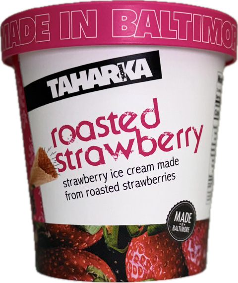 Roasted Strawberry Ice Cream