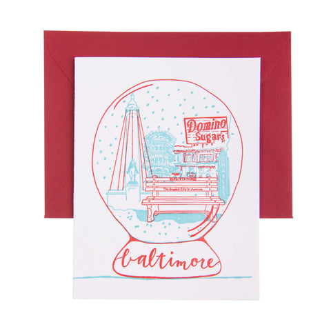 Baltimore Snow Globe Card Box Set