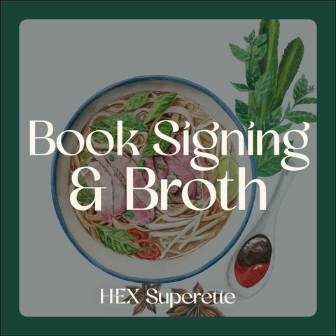Book Signing and Broth